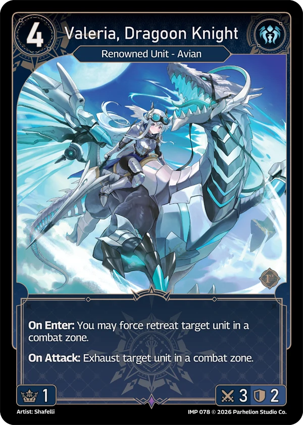Valeria, Dragoon Knight