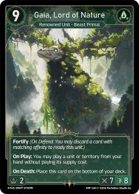 Gaia, Lord of Nature