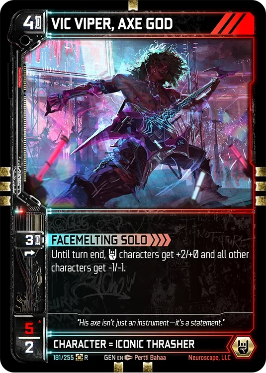 VIC VIPER, AXE GOD