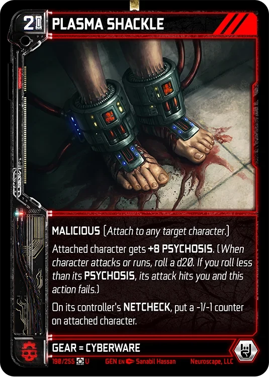 PLASMA SHACKLE