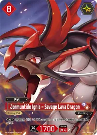 Jormuntide Ignis – Savage Lava Dragon — EBP01-001OSR