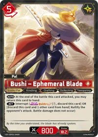 Bushi – Ephemeral Blade — EBP01-004SR