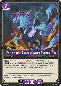 Pyrin Noct – Steed of Azure Flames — EBP01-077