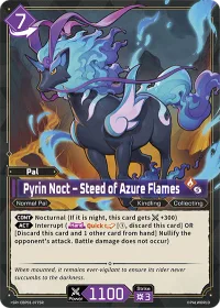 Pyrin Noct – Steed of Azure Flames — EBP01-077SR