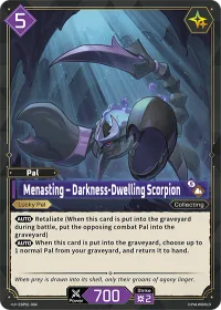 Menasting – Darkness-Dwelling Scorpion — EBP01-084