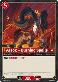 Arsox – Burning Spoils — ETD01-005