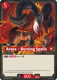 Arsox – Burning Spoils — ETD01-005TSR