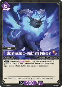 Blazehowl Noct – Darkflame Defender — ETD02-017